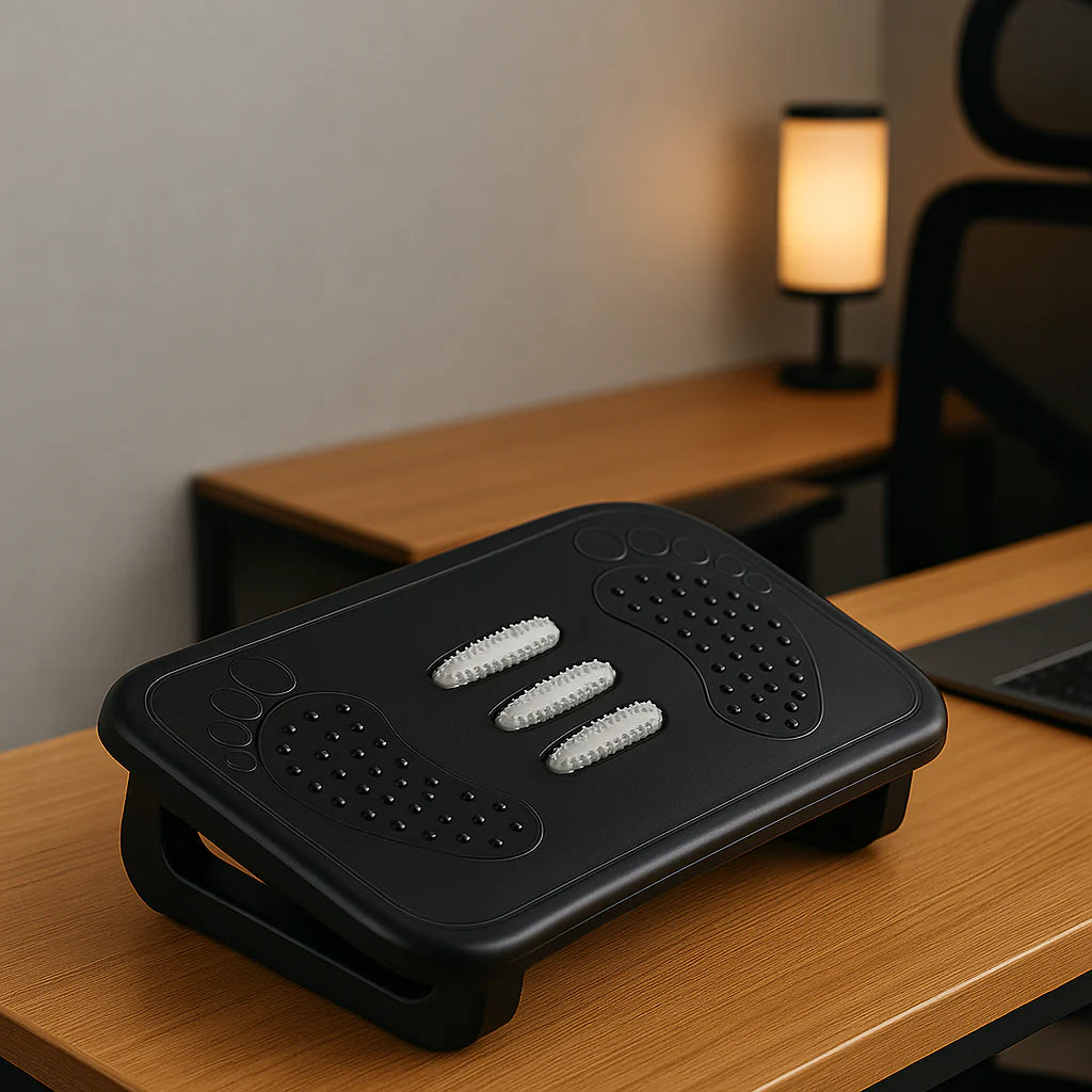 Foot Stool with Massage Rollers