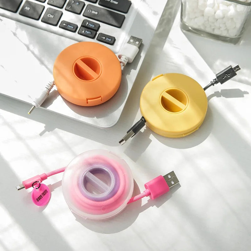 Round Mobile Phone Data Cable