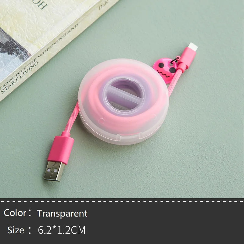 Round Mobile Phone Data Cable