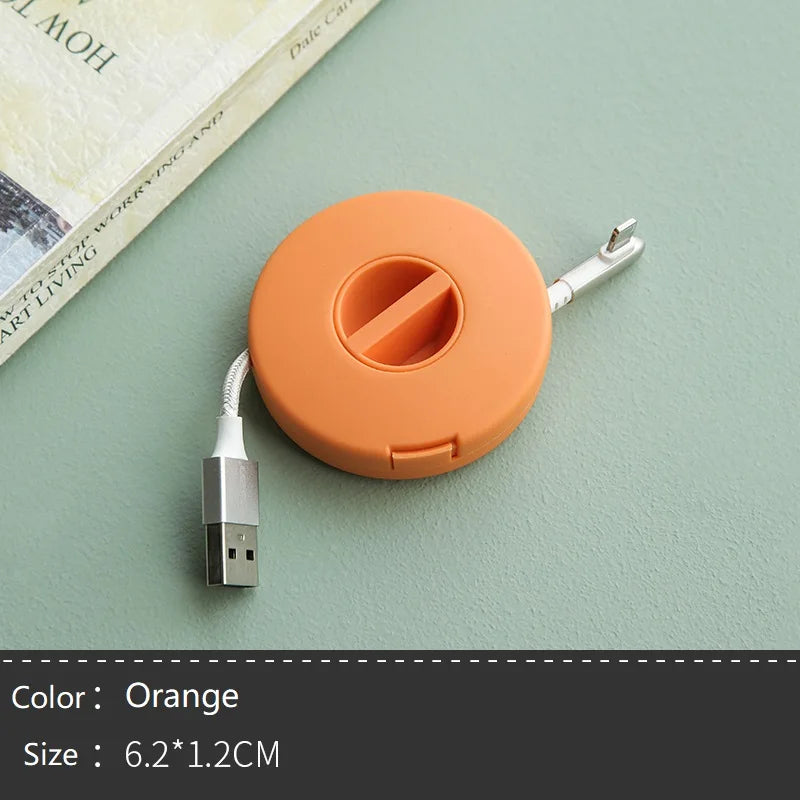 Round Mobile Phone Data Cable