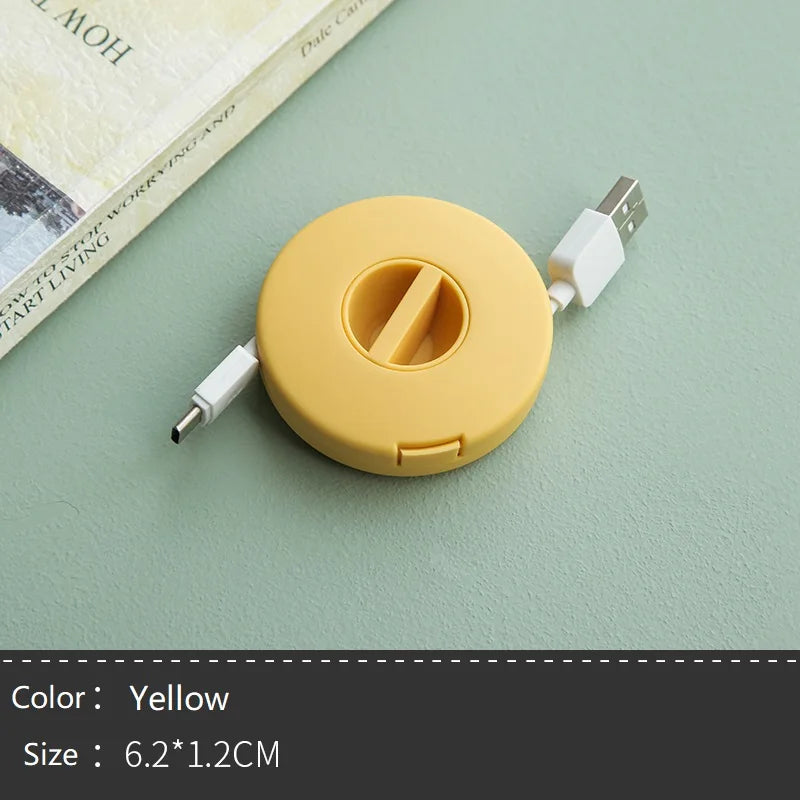 Round Mobile Phone Data Cable