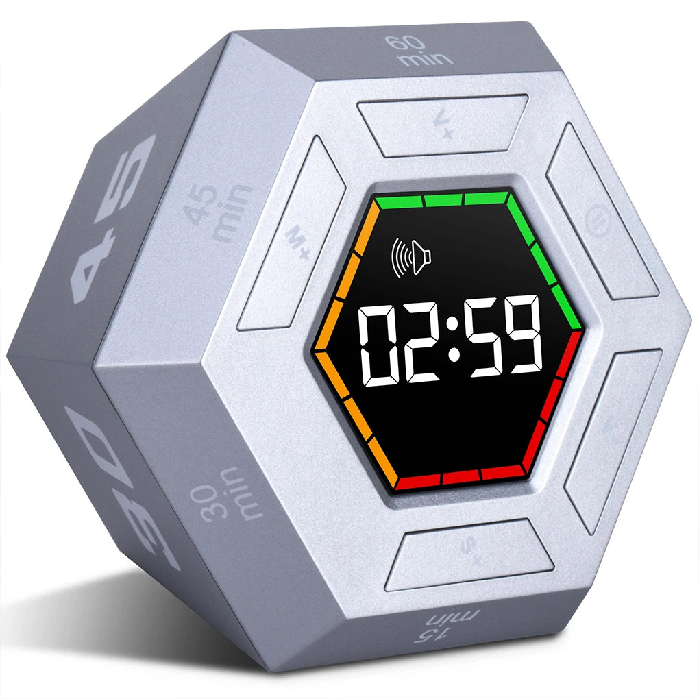Hexagonal Visual Flip Electronic Timer