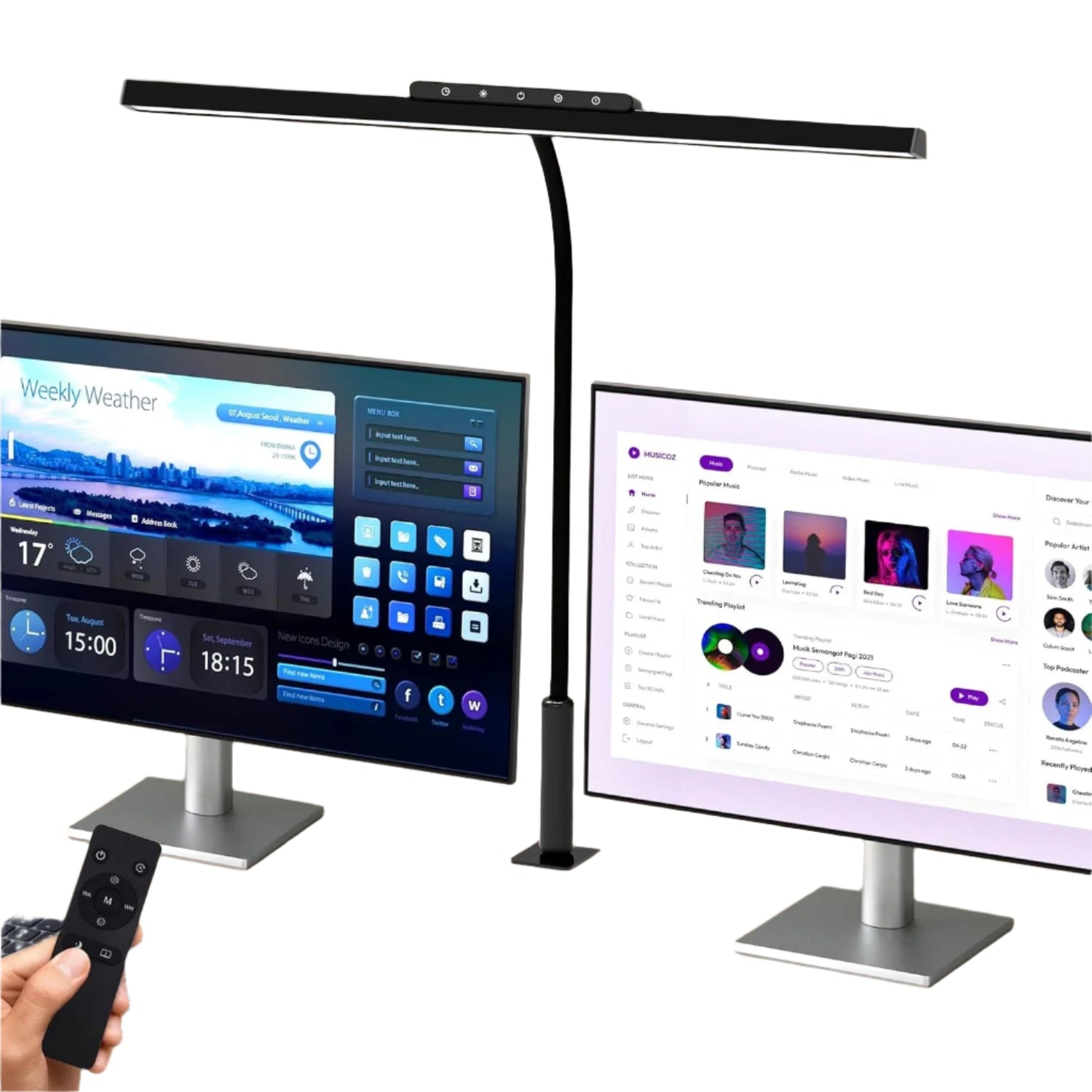 Stepless Dimming LED Desk Lamps