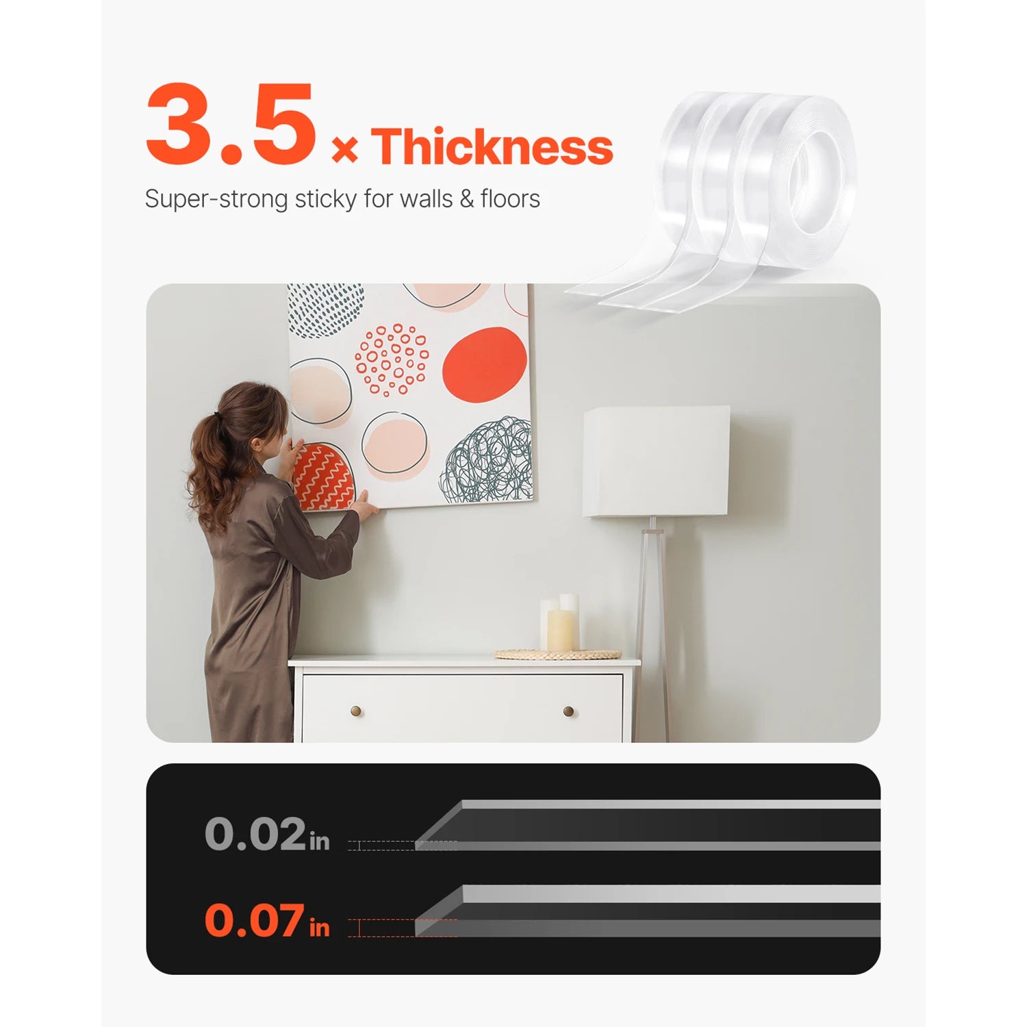 3 Pack Double Sided Tape