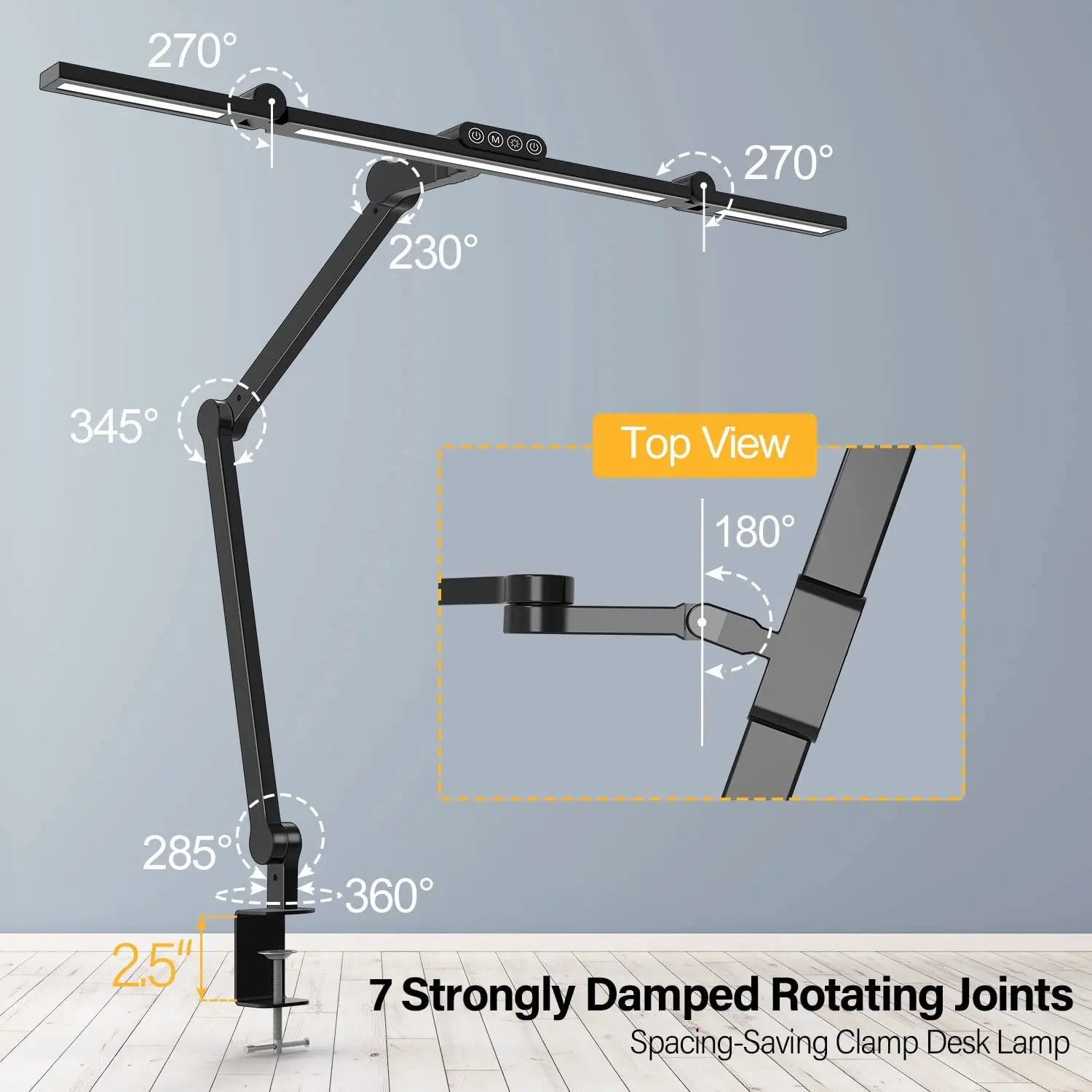Led Desk Lamp with Clamp