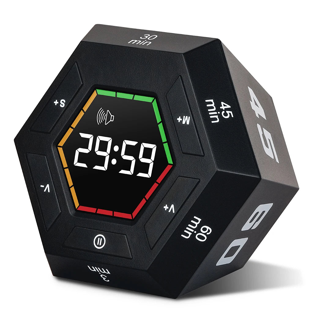 Hexagonal Visual Flip Electronic Timer