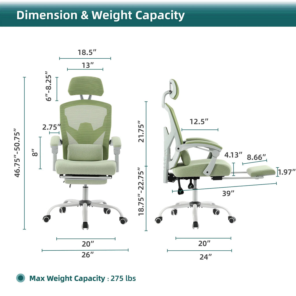 Reclining High Back Gaming Chair