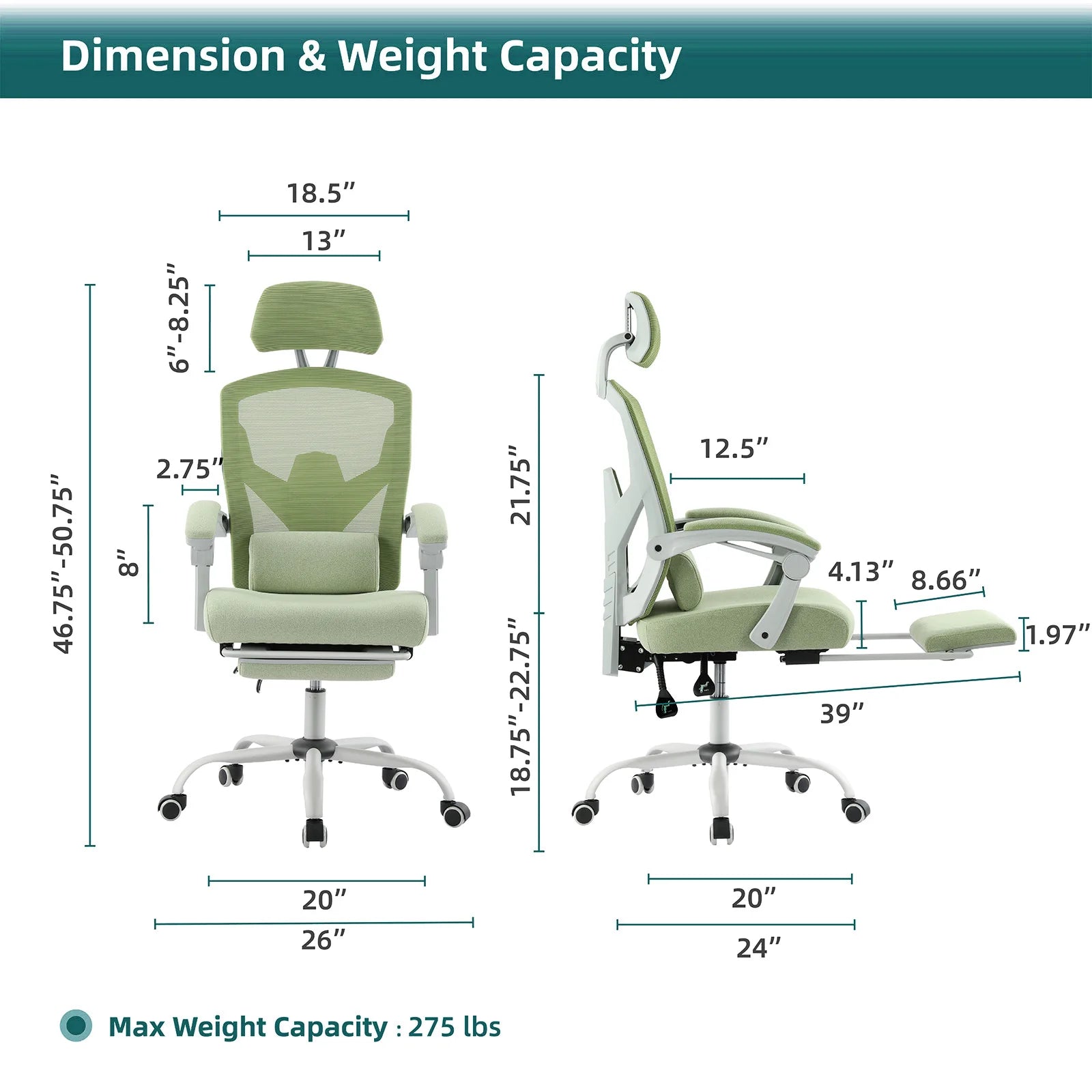 Reclining High Back Gaming Chair