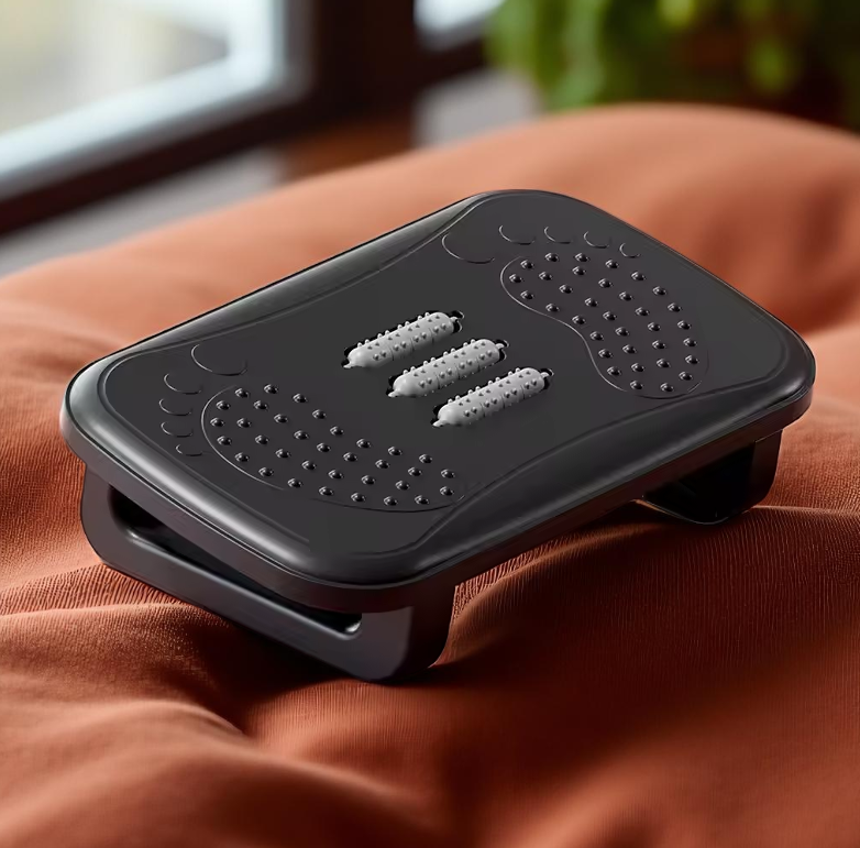 Foot Stool with Massage Rollers